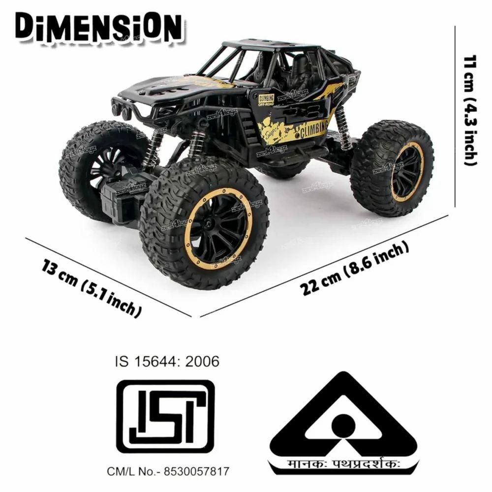 Remote Controlled Rock Crawler Monster Truck Toy Vehicle