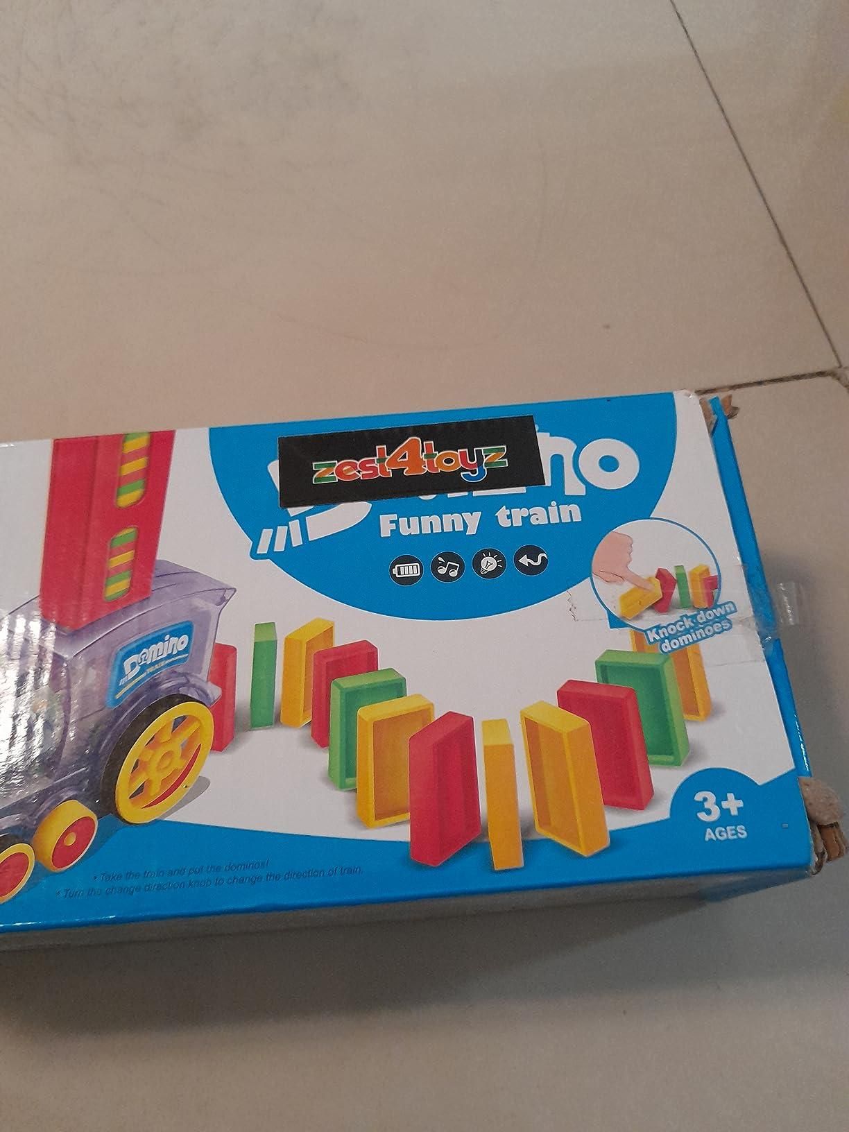 Train Toy Domino Set with Sound Effects