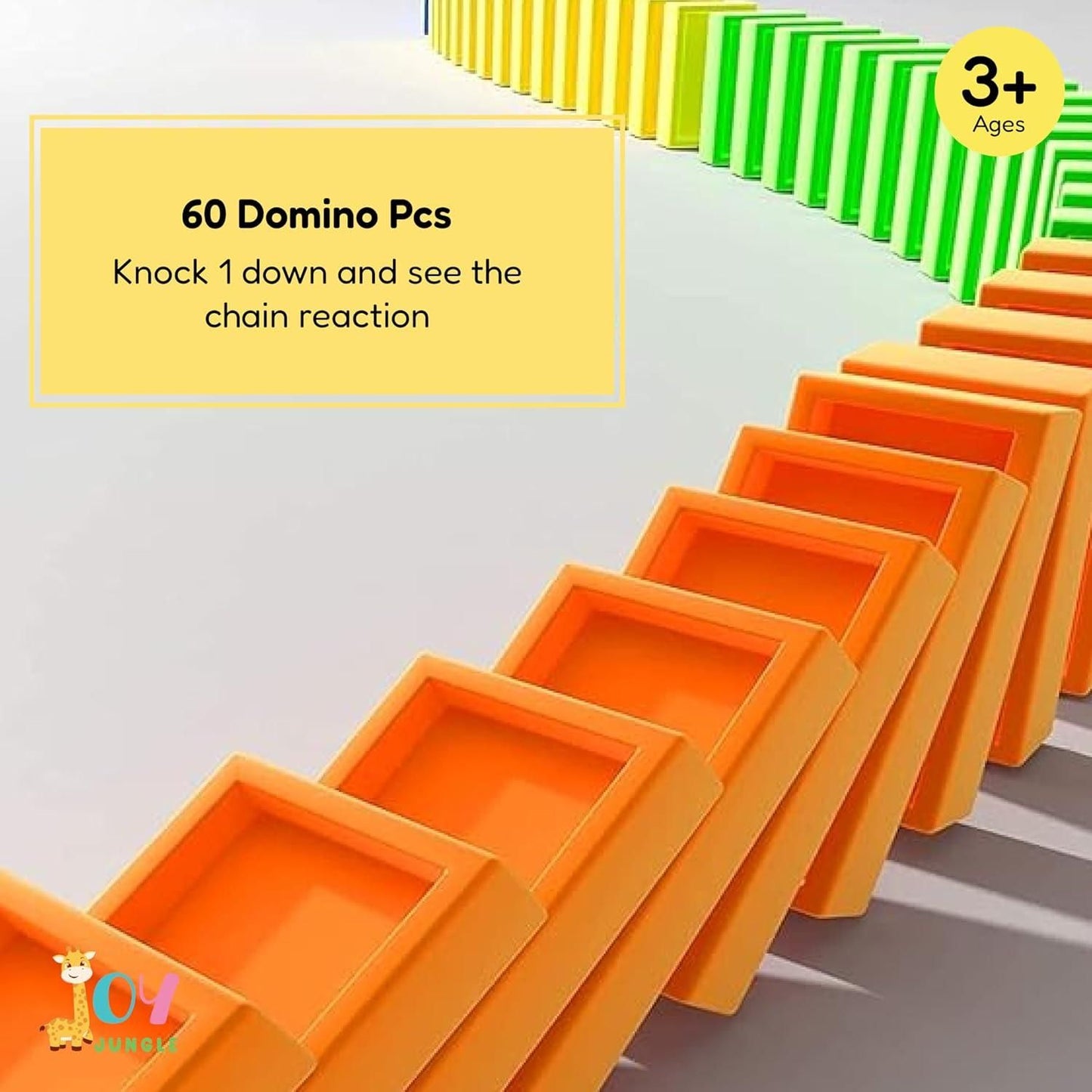 Train Toy Domino Set with Sound Effects