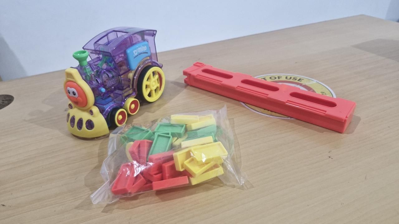 Train Toy Domino Set with Sound Effects