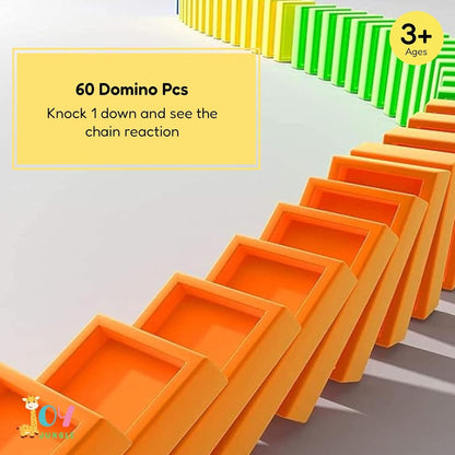 Train Toy Domino Set with Sound Effects